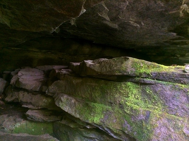 Cave on the way to John Rock